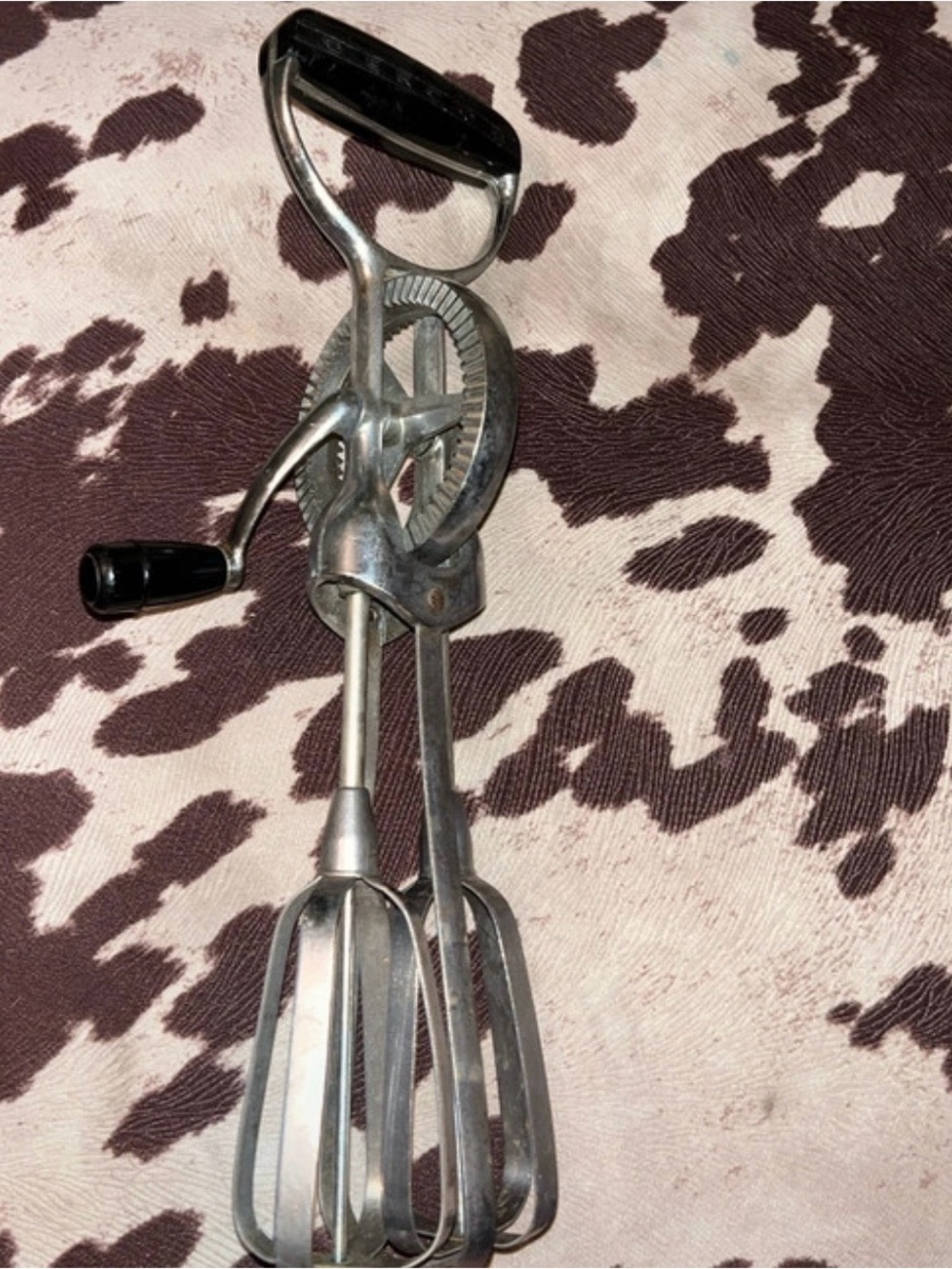 Manual Hand Mixer Beaters - Silver